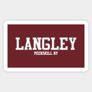 Langley College Sticker